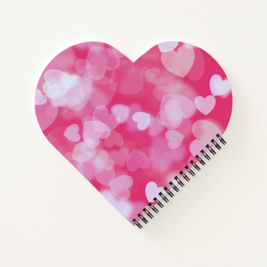 Carnet Coeurs roses (Dos)