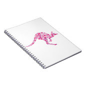 Carnet Coeurs-roses-kangourous (Côté Droit)