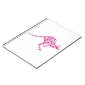 Carnet Coeurs-roses-kangourous (Côté gauche)