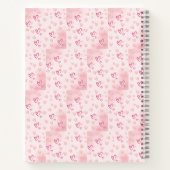 Carnet Coeurs roses mignons (Dos)