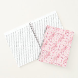Carnet Coeurs roses mignons
