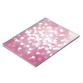 Carnet Coeurs roses mignons (Côté gauche)