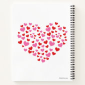 Carnet Coeurs Rouge Et Rose (Dos)