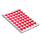 Carnet Cœurs Rouges (Côté Droit)