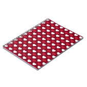 Carnet Coeurs rouges (Côté gauche)