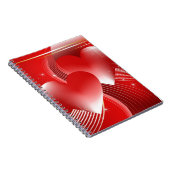 Carnet Coeurs rouges (Côté Droit)