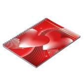 Carnet Coeurs rouges (Côté gauche)