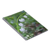 Carnet Coeurs saignants blancs Floral (Côté Droit)