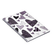 Carnet Coeurs stylisés (Côté Droit)