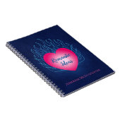 Carnet Coeurs sur le feu Idées romantiques (Côté Droit)