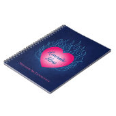 Carnet Coeurs sur le feu Idées romantiques (Côté gauche)