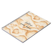 Carnet Cœurs tropicaux dans la plage de sable   (Côté gauche)