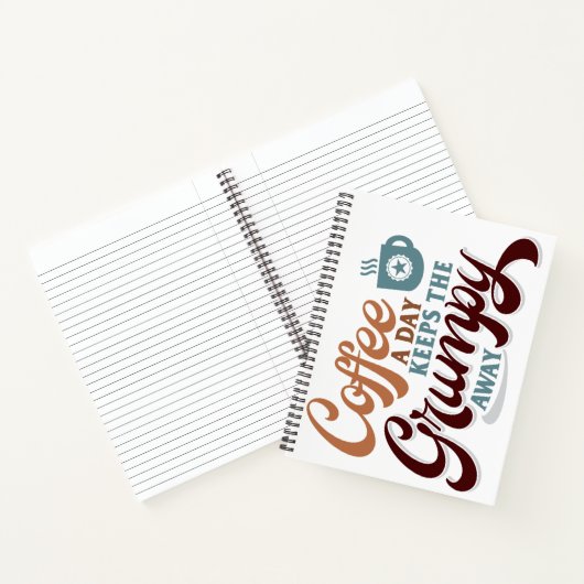 Carnet Coffee a Day for Coffee Lover Gift  (Intérieur)