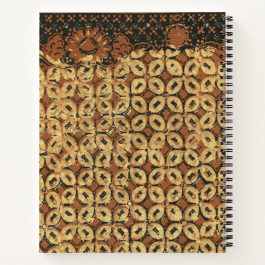 Carnet Coffee Bean Earthy Boho Rustique (Dos)