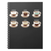 Carnet Coffee Cup Espresso Americano Cappuccino Drinker (Devant)
