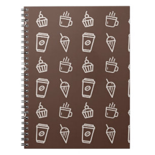 Carnet Coffee Cupcake et Icecream Illustrations Motif