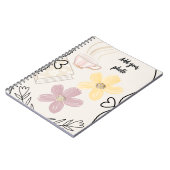 Carnet Coffee & Flowers Spiral Notebook for Book Lovers (Côté gauche)