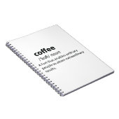Carnet Coffee Funny Dictionnaire Définition (Côté Droit)