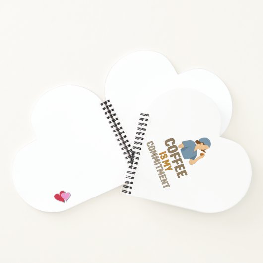 Carnet Coffee Is My Commitment Nurse Spiral Notebook  (Intérieur)