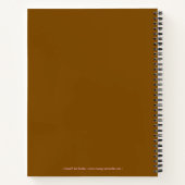 Carnet Coffee Splash Art Notebook – Vibrant Coffee Bean W (Dos)