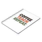 Carnet Coffee Teach Repeat (Côté gauche)