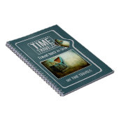 Carnet Coffre bleu minable de voyageur de temps (Côté Droit)