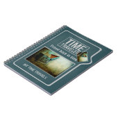 Carnet Coffre bleu minable de voyageur de temps (Côté gauche)