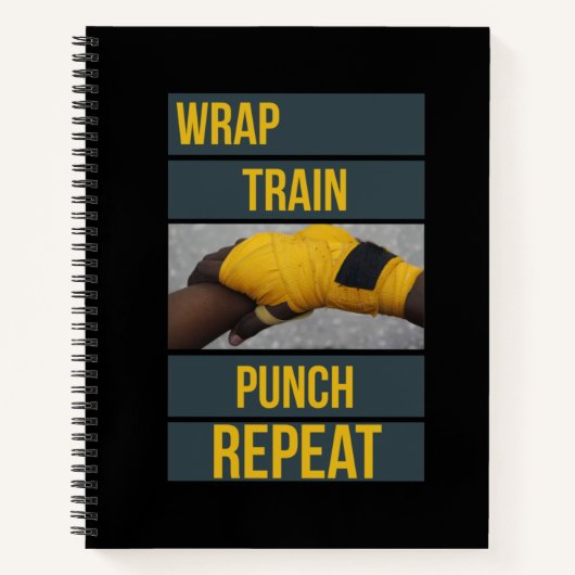 Carnet Coffre de formation Boxer Envelopper Train Répétit (Devant)