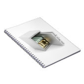 Carnet Coffre-fort en or et en argent (Côté Droit)