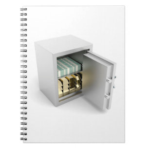 Carnet Coffre-fort en or et en argent