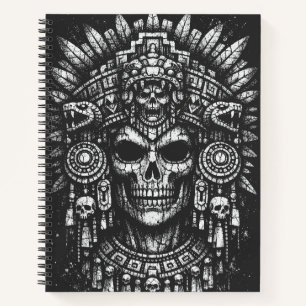 Carnet Coiffe de crâne aztèque par BurnsInHell