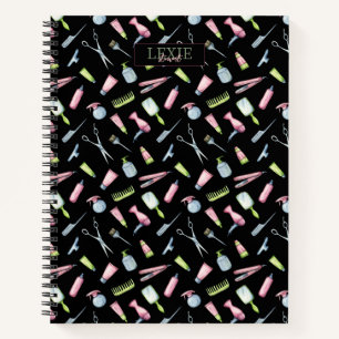 Carnet Coiffeur, Coiffeuse Salon de Beauté Personnalisé