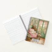 Carnet Coin de lecture shabby chic dans un jardin (Intérieur)