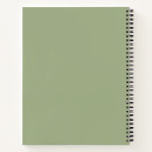Carnet Coin de lecture shabby chic dans un jardin (Dos)