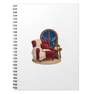 Carnet Coin lecture cosy d'hiver