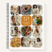 Carnet Coins ronds de moutarde Photo Collage Recettes de  (Devant)