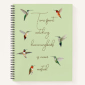 Carnet Colibri (Devant)