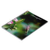 Carnet Colibri à gorge rubis - Photo originale (Côté gauche)