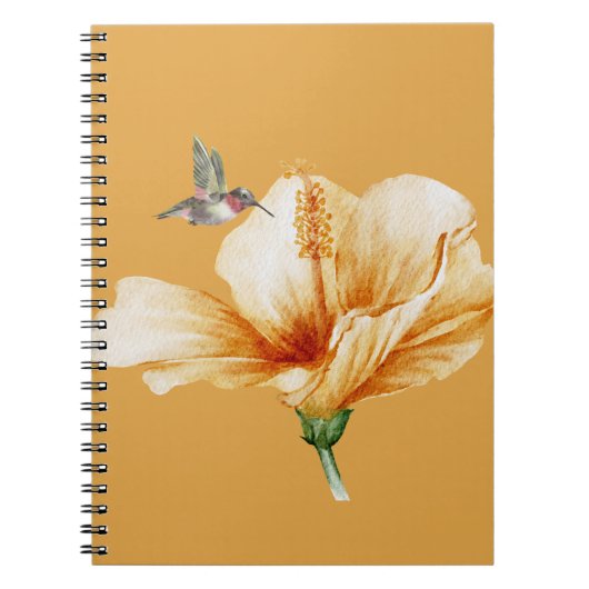 Carnet Colibri et Hibiscus (Devant)