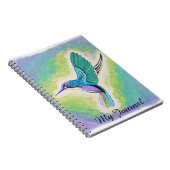 Carnet Colibri peint (Côté Droit)