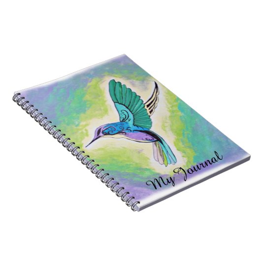 Carnet Colibri peint (Côté Droit)