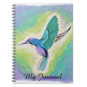 Carnet Colibri peint (Devant)