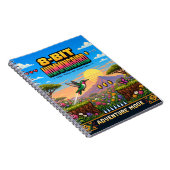 Carnet Colibri, Pixel Art Rétro 8 Bits (Côté Droit)