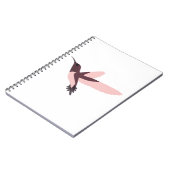 Carnet Colibri rose (Côté gauche)