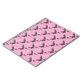 Carnet Colibri rose (Côté gauche)