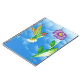 Carnet Colibri : stylisé (Côté gauche)