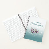 Carnet Colibri sur la couverture Turquoise Ombre Gratitud (Intérieur)