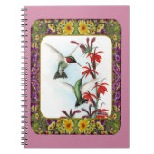 Carnet Colibris et Fleurs #5 (Devant)