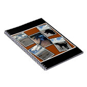 Carnet collage adorable des photos de la plage et du (Côté Droit)