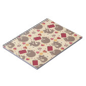 Carnet Collage confortable d'amoureux de les chats (Côté gauche)